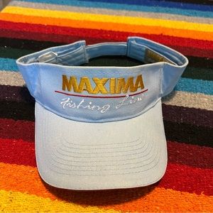 Maxima Fishing line Visor Hat hand washed